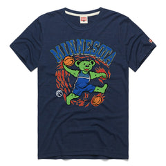 NBA Minnesota Timberwolves Homage Unisex Grateful Dead Tri-Blend T-Shirt
