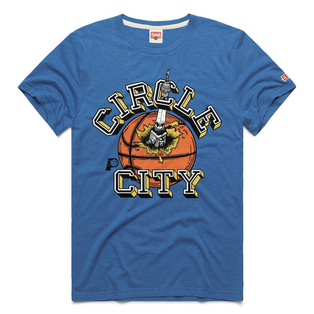 NBA Indiana Pacers Homage Unisex Circle City Tri-Blend T-Shirt
