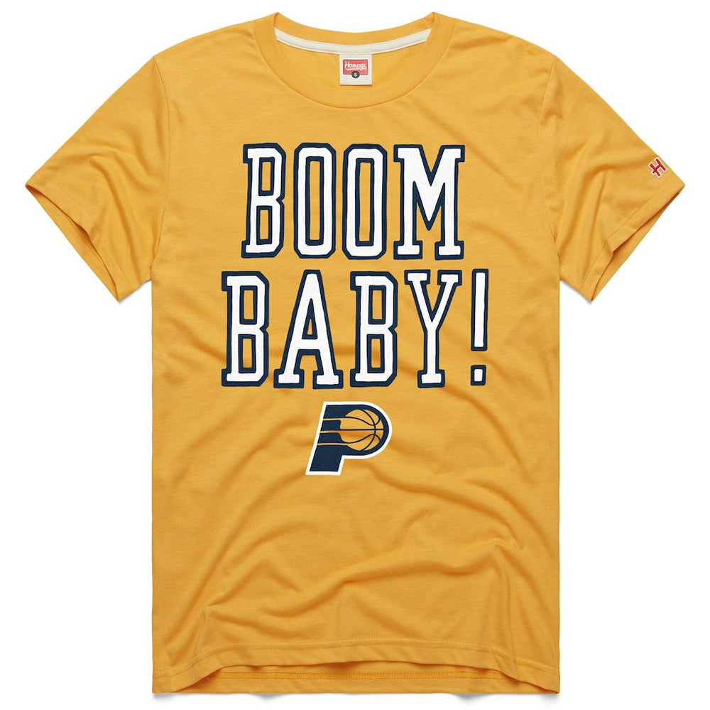 NBA Indiana Pacers Homage Unisex Boom Baby Tri-Blend T-Shirt