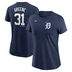 MLB Riley Greene Detroit Tigers Nike Women's Cooperstown Collection Fuse Name & Number T-Shirt