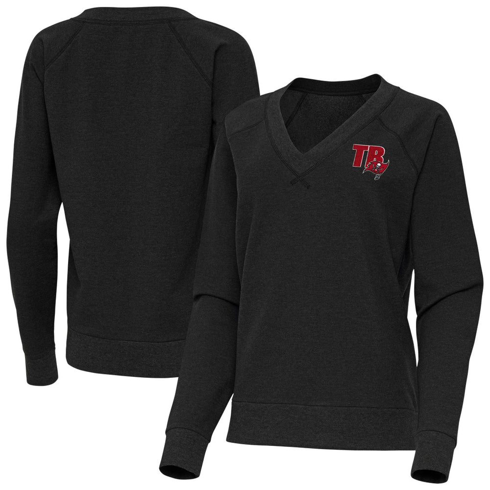 Antigua Women's Varsity Tri-Blend V-Neck Long Sleeve T-Shirt - Tampa Bay Buccaneers