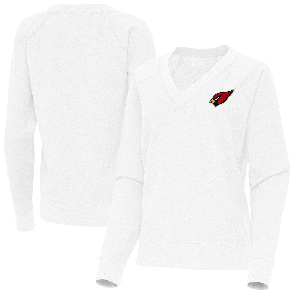 Antigua Women's Varsity Tri-Blend V-Neck Long Sleeve T-Shirt - Arizona Cardinals