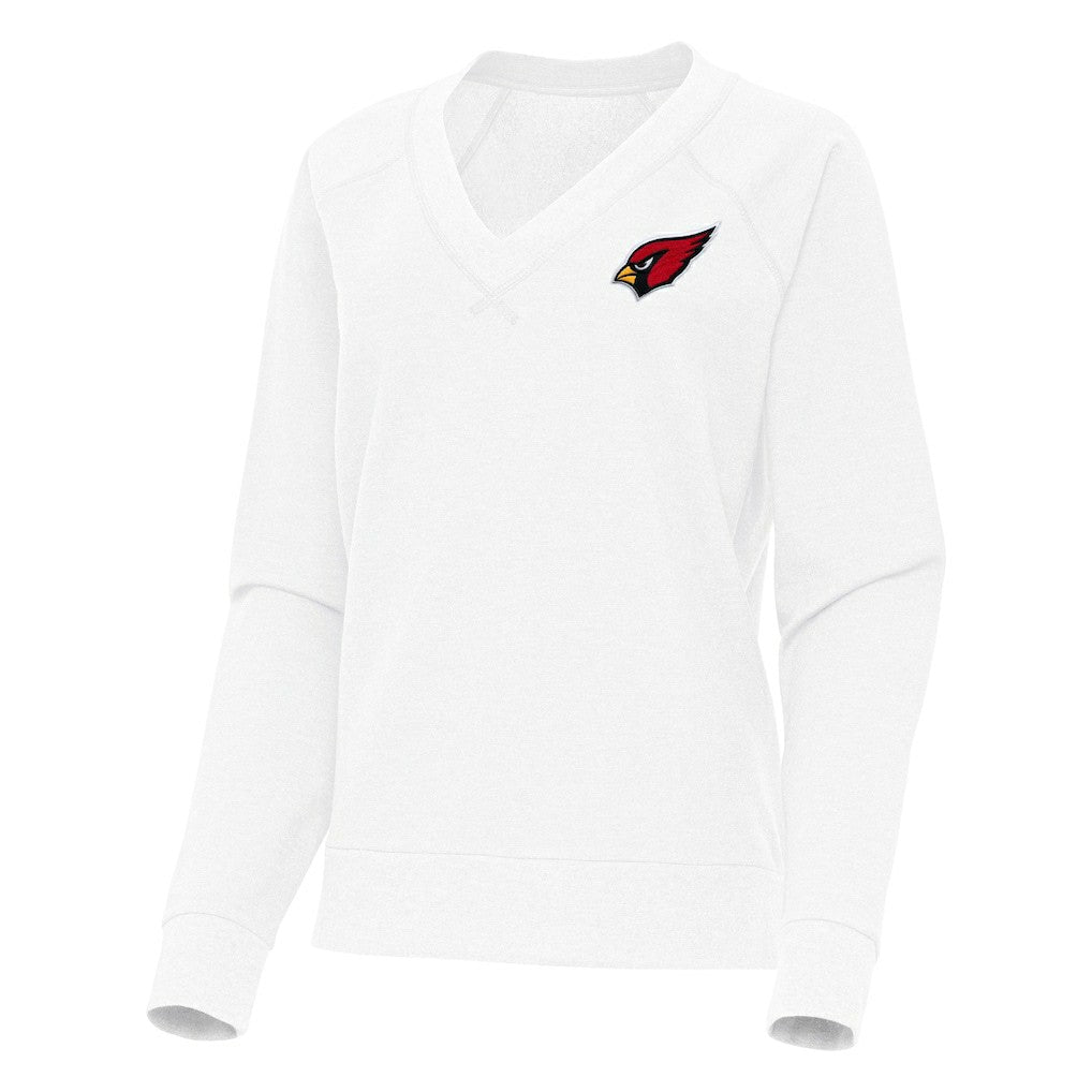 Antigua Women's Varsity Tri-Blend V-Neck Long Sleeve T-Shirt - Arizona Cardinals