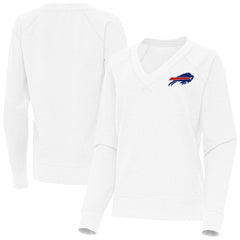 Antigua Women's Varsity Tri-Blend V-Neck Long Sleeve T-Shirt - Buffalo Bills