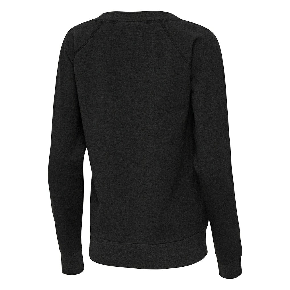 Antigua Women's Varsity Tri-Blend V-Neck Long Sleeve T-Shirt - Carolina Panthers
