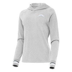 Antigua Women's Trek Raglan Pullover Hoodie - Los Angeles Chargers