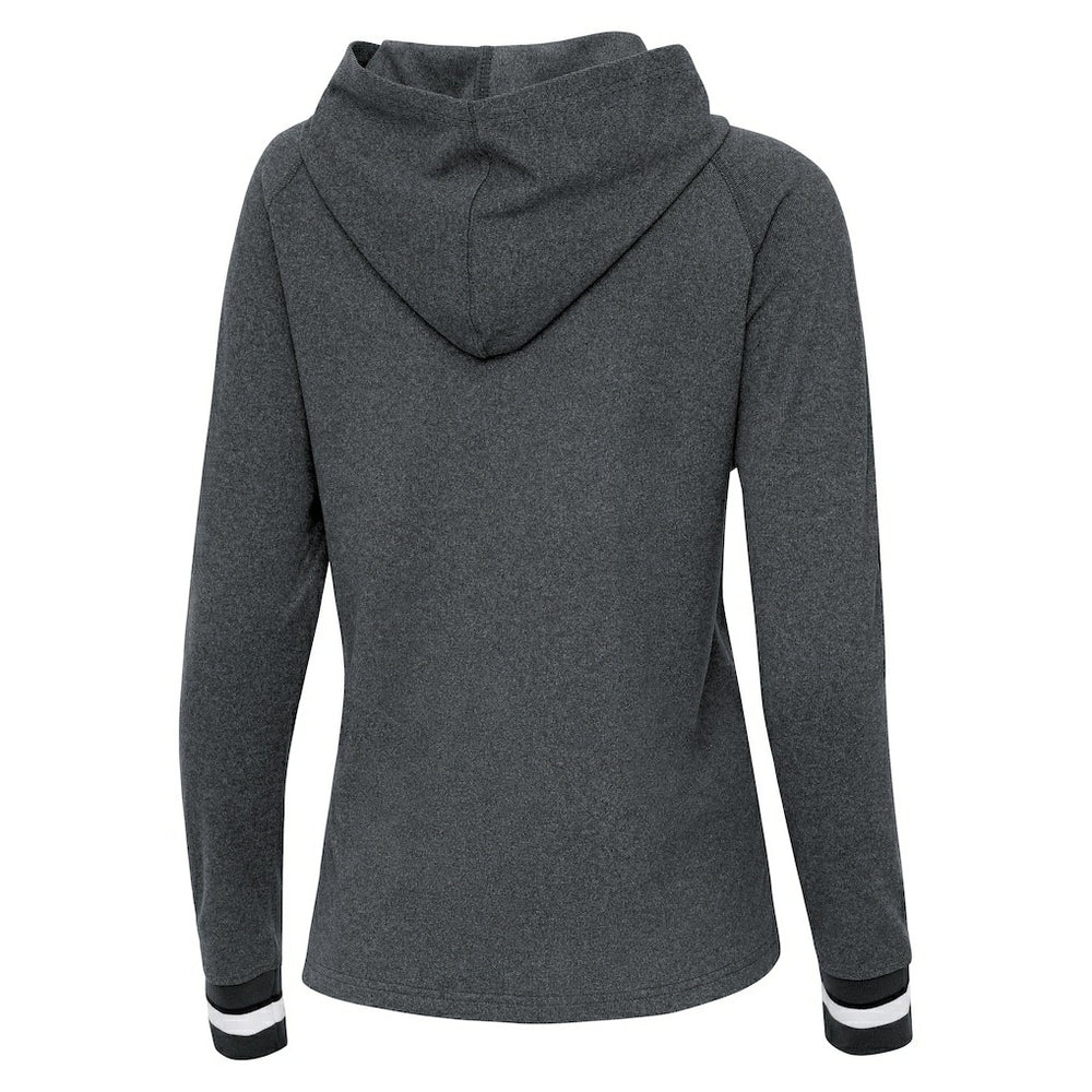 Antigua Women's Trek Raglan Pullover Hoodie - Miami Dolphins