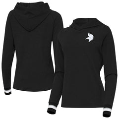 Antigua Women's Trek Raglan Pullover Hoodie - Minnesota Vikings