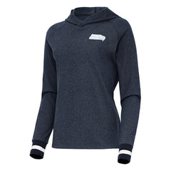 Antigua Women's Trek Raglan Pullover Hoodie - Seattle Seahawks