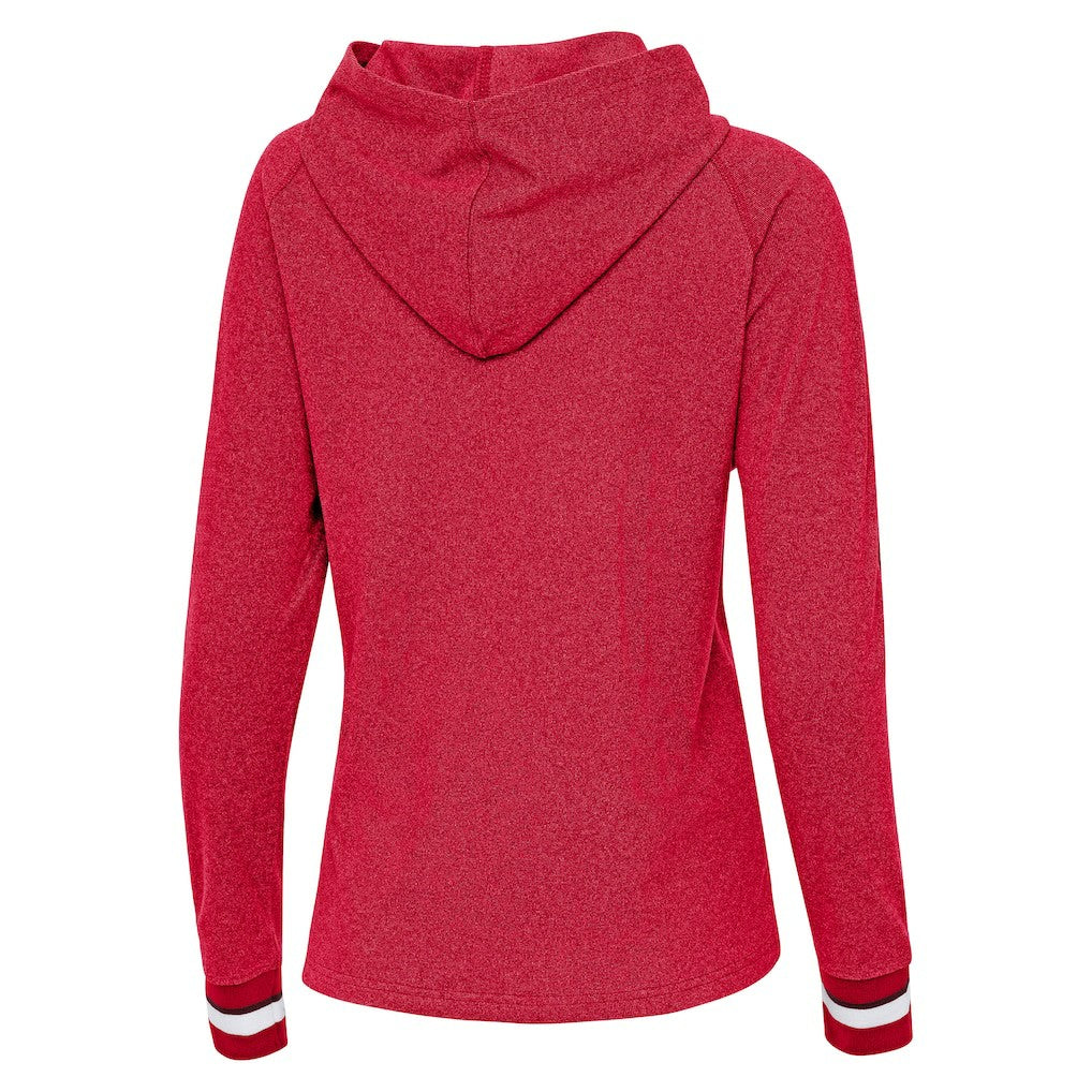 Antigua Women's Trek Raglan Pullover Hoodie - Atlanta Falcons