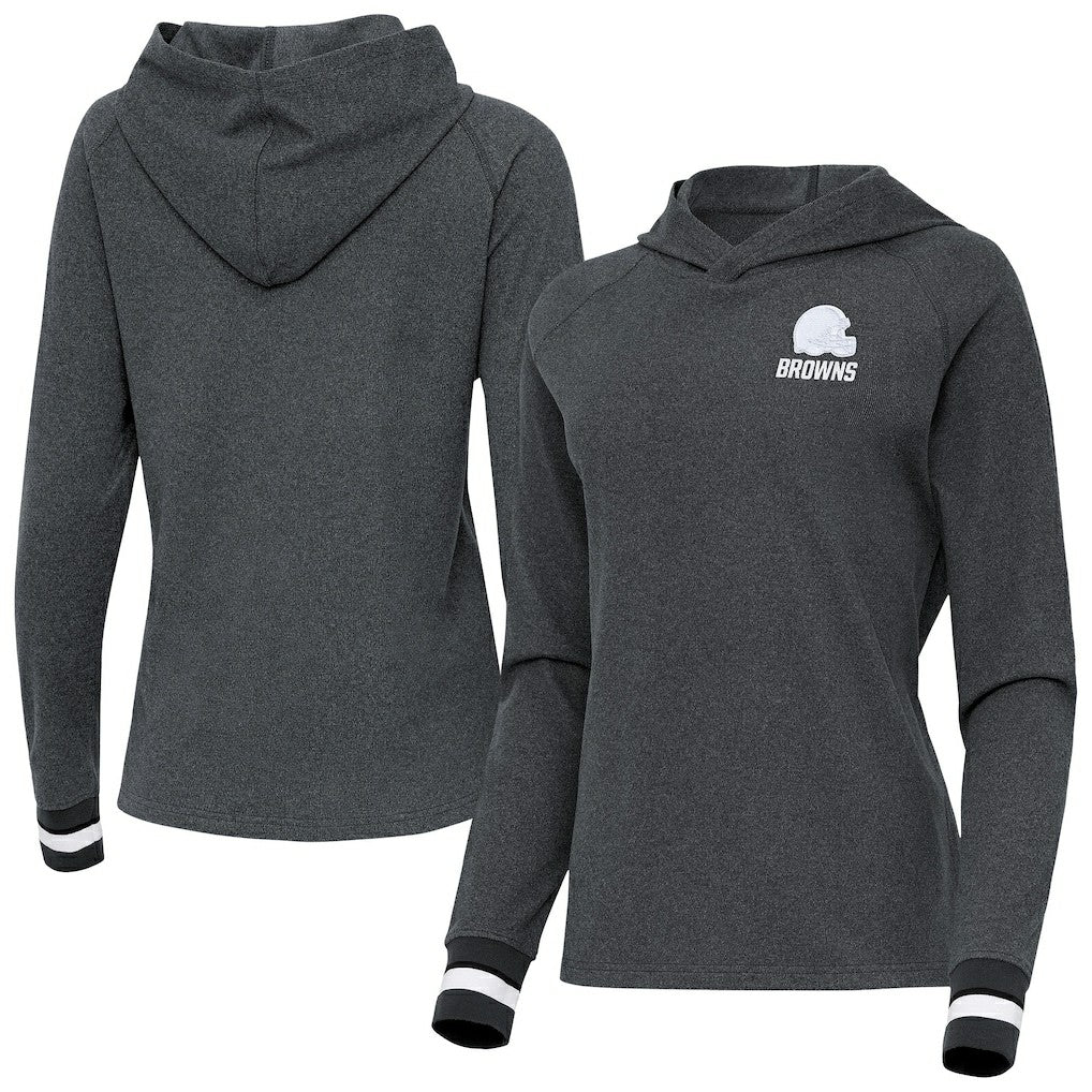 Antigua Women's Trek Raglan Pullover Hoodie - Cleveland Browns