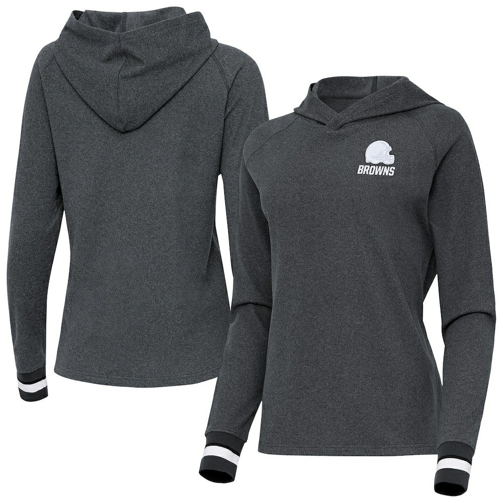 Antigua Women's Trek Raglan Pullover Hoodie - Cleveland Browns