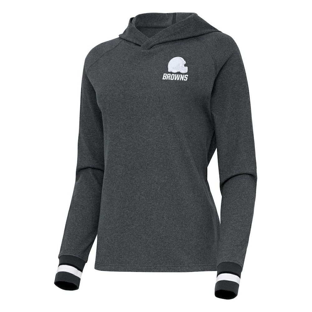 Antigua Women's Trek Raglan Pullover Hoodie - Cleveland Browns