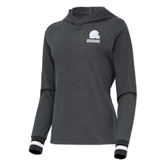 Antigua Women's Trek Raglan Pullover Hoodie - Cleveland Browns