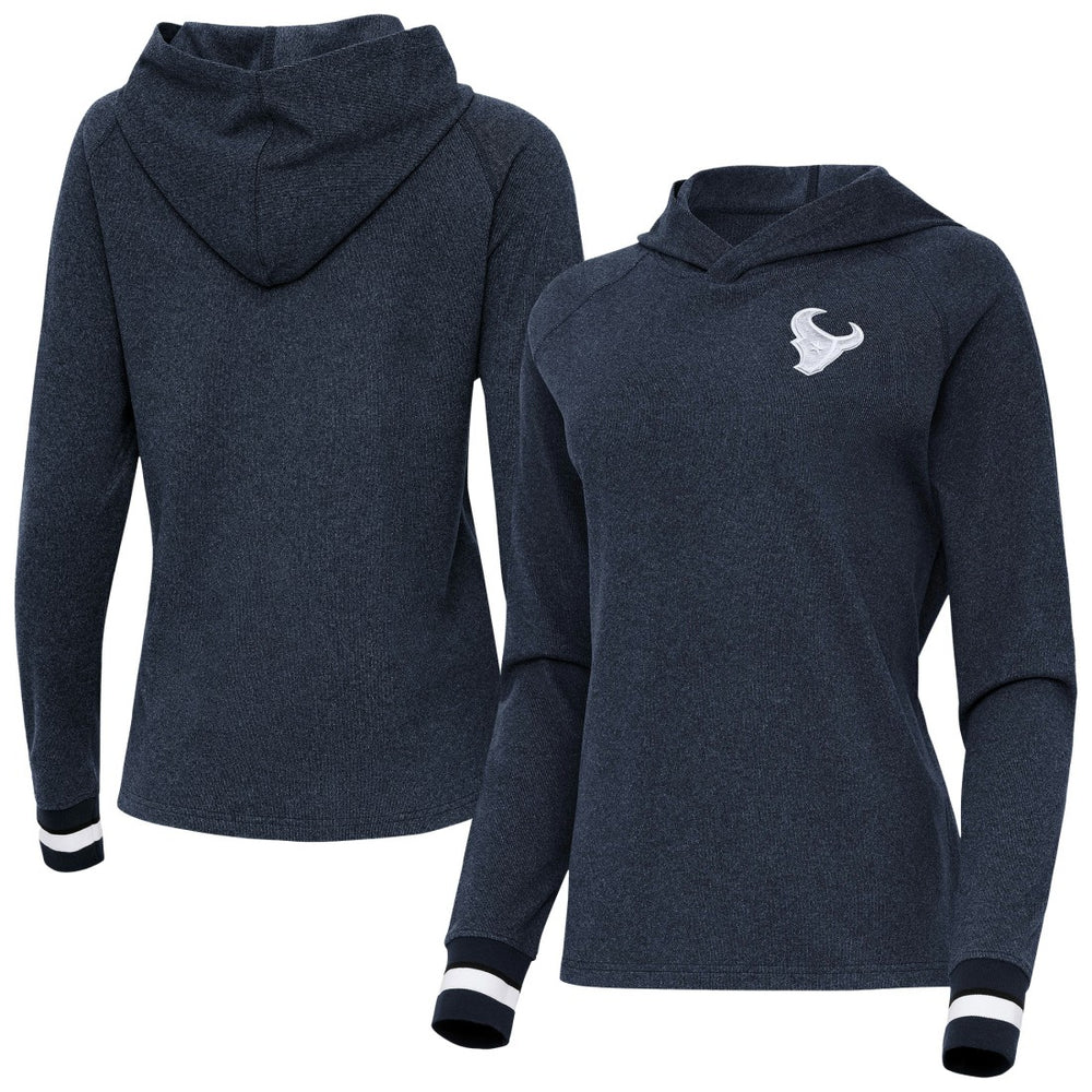 Antigua Women's Trek Raglan Pullover Hoodie - Houston Texans