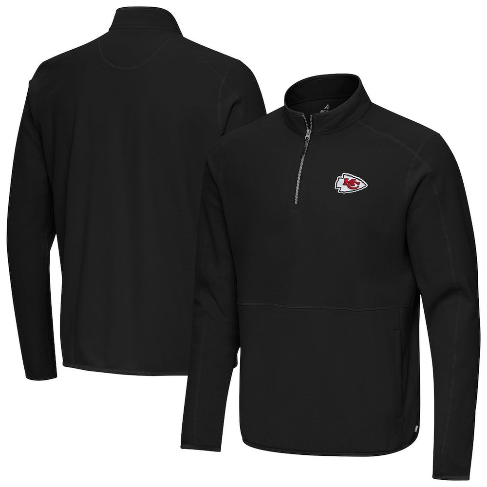 Antigua Step Up Quarter-Zip Pullover - Kansas City Chiefs