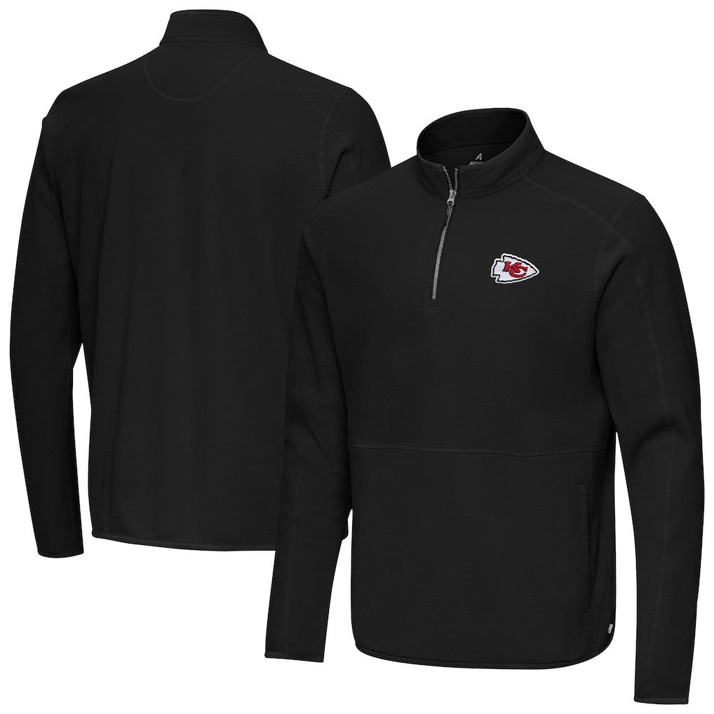 Antigua Step Up Quarter-Zip Pullover - Kansas City Chiefs
