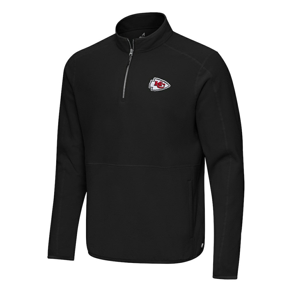 Antigua Step Up Quarter-Zip Pullover - Kansas City Chiefs