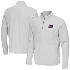 Antigua Step Up Quarter-Zip Pullover - New York Giants