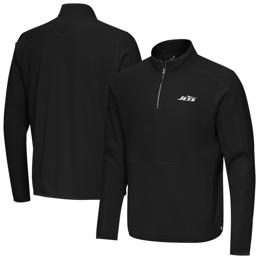 Antigua Step Up Quarter-Zip Pullover - New York Jets