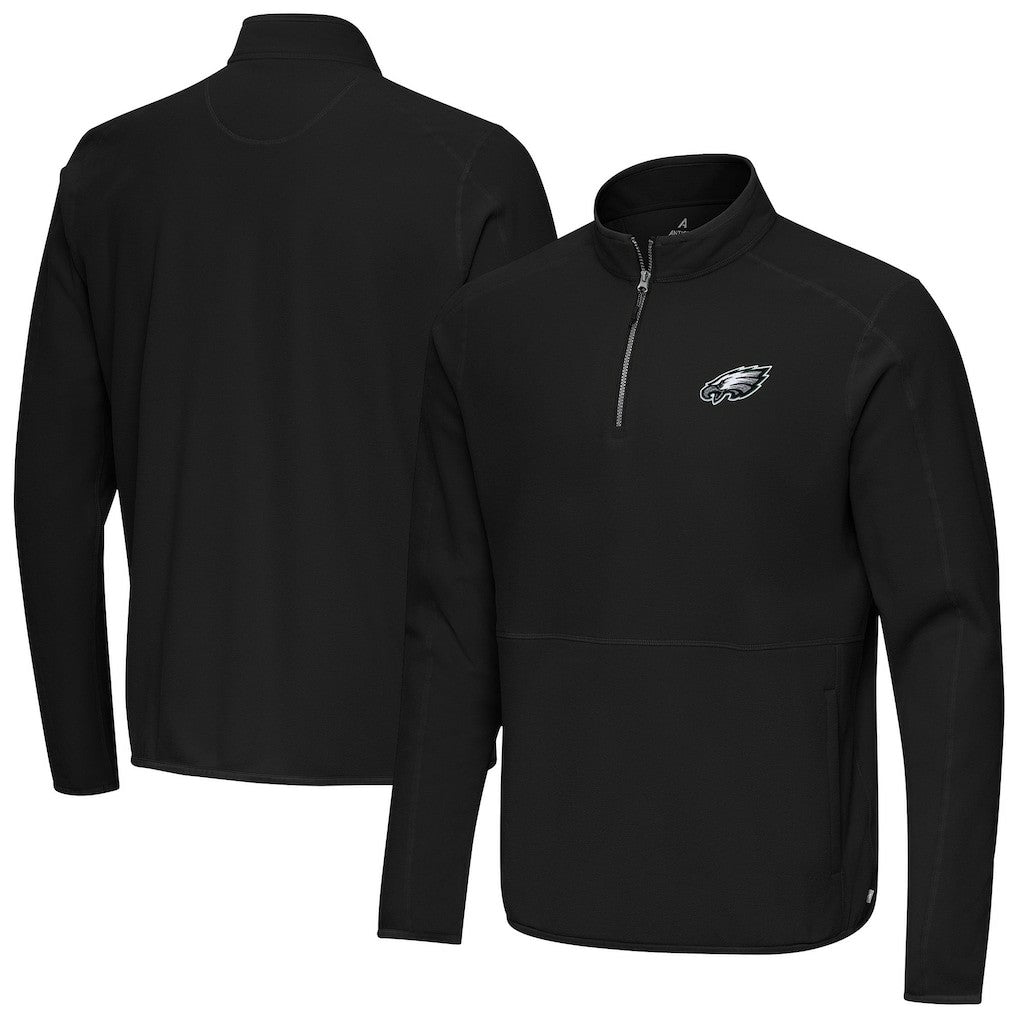 Antigua Step Up Quarter-Zip Pullover - Philadelphia Eagles