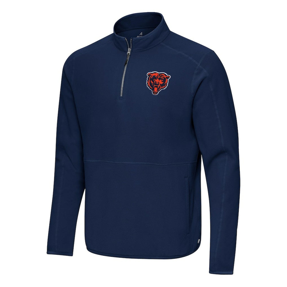 Antigua Step Up Quarter-Zip Pullover - Chicago Bears