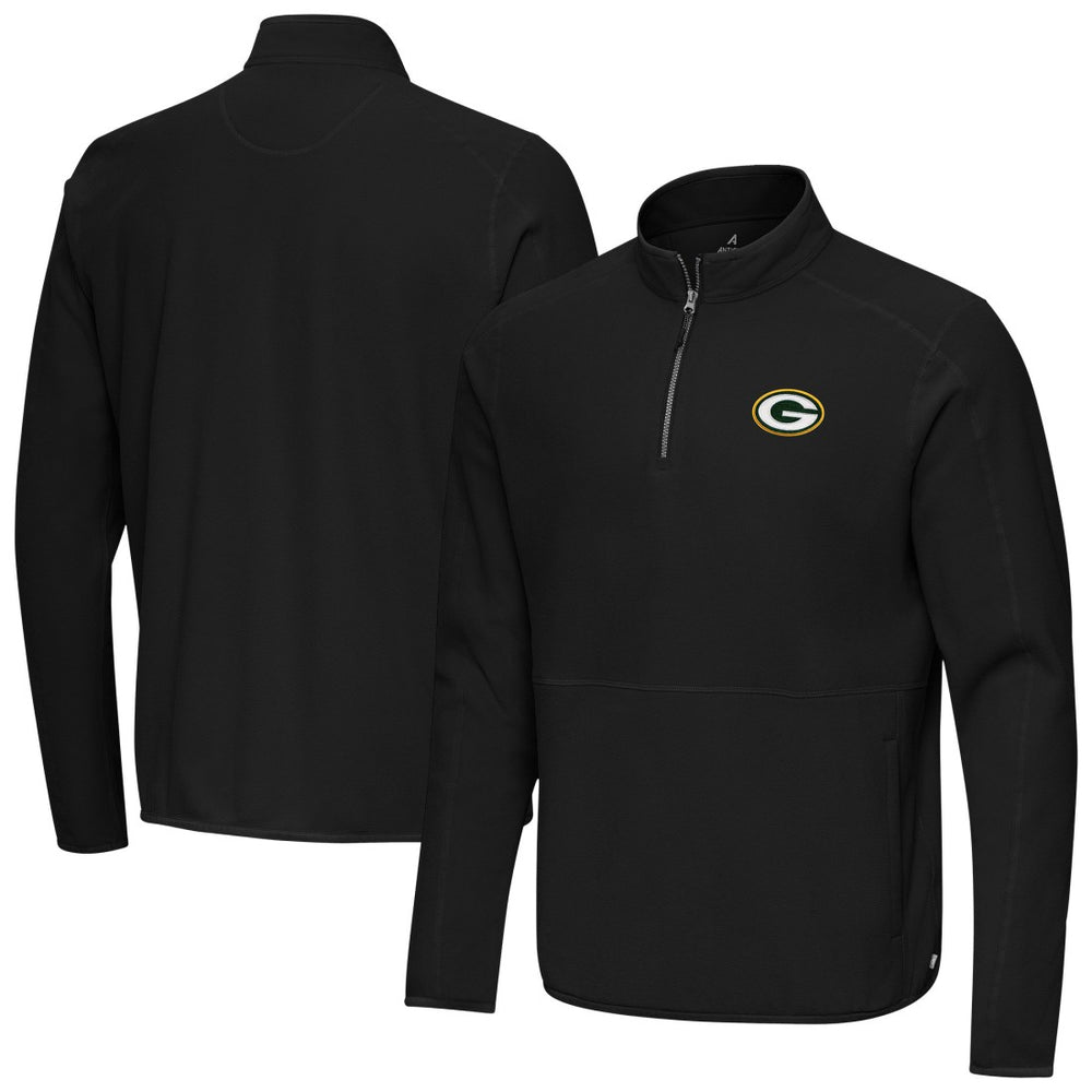 Antigua Step Up Quarter-Zip Pullover - Green Bay Packers