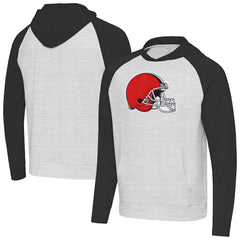 Antigua Urgent Raglan Pullover Hoodie - Cleveland Browns