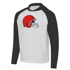 Antigua Urgent Raglan Pullover Hoodie - Cleveland Browns