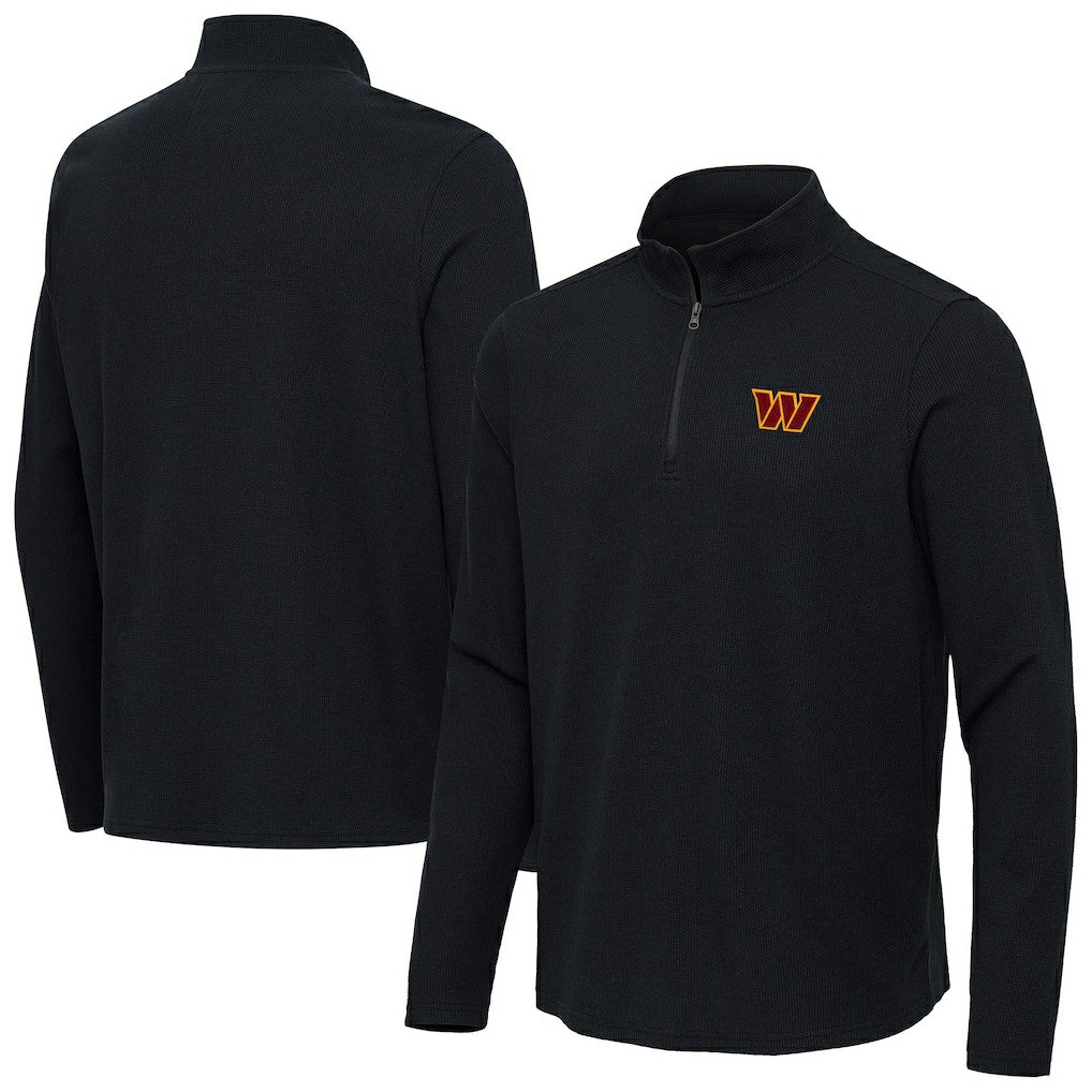 Antigua Sync Tri-Blend Quarter-Zip Pullover - Washington Commanders