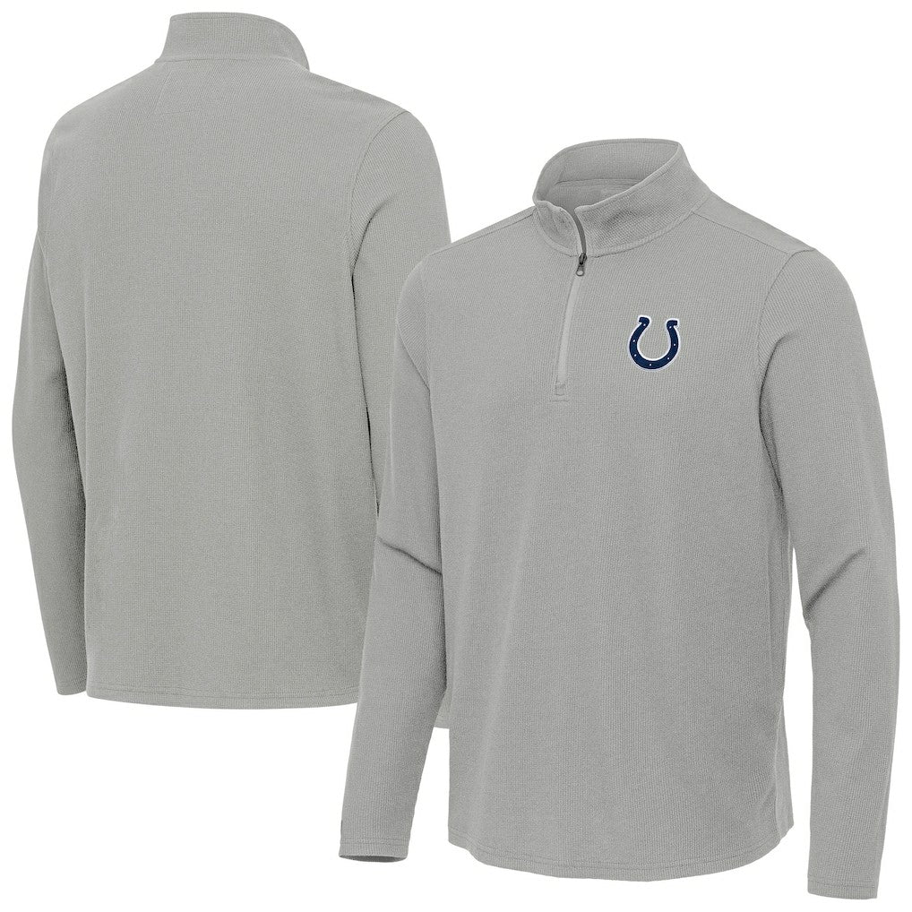 Antigua Sync Tri-Blend Quarter-Zip Pullover - Indianapolis Colts