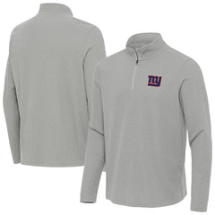 Antigua Sync Tri-Blend Quarter-Zip Pullover - New York Giants