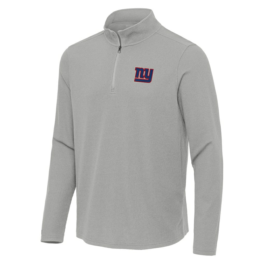 Antigua Sync Tri-Blend Quarter-Zip Pullover - New York Giants