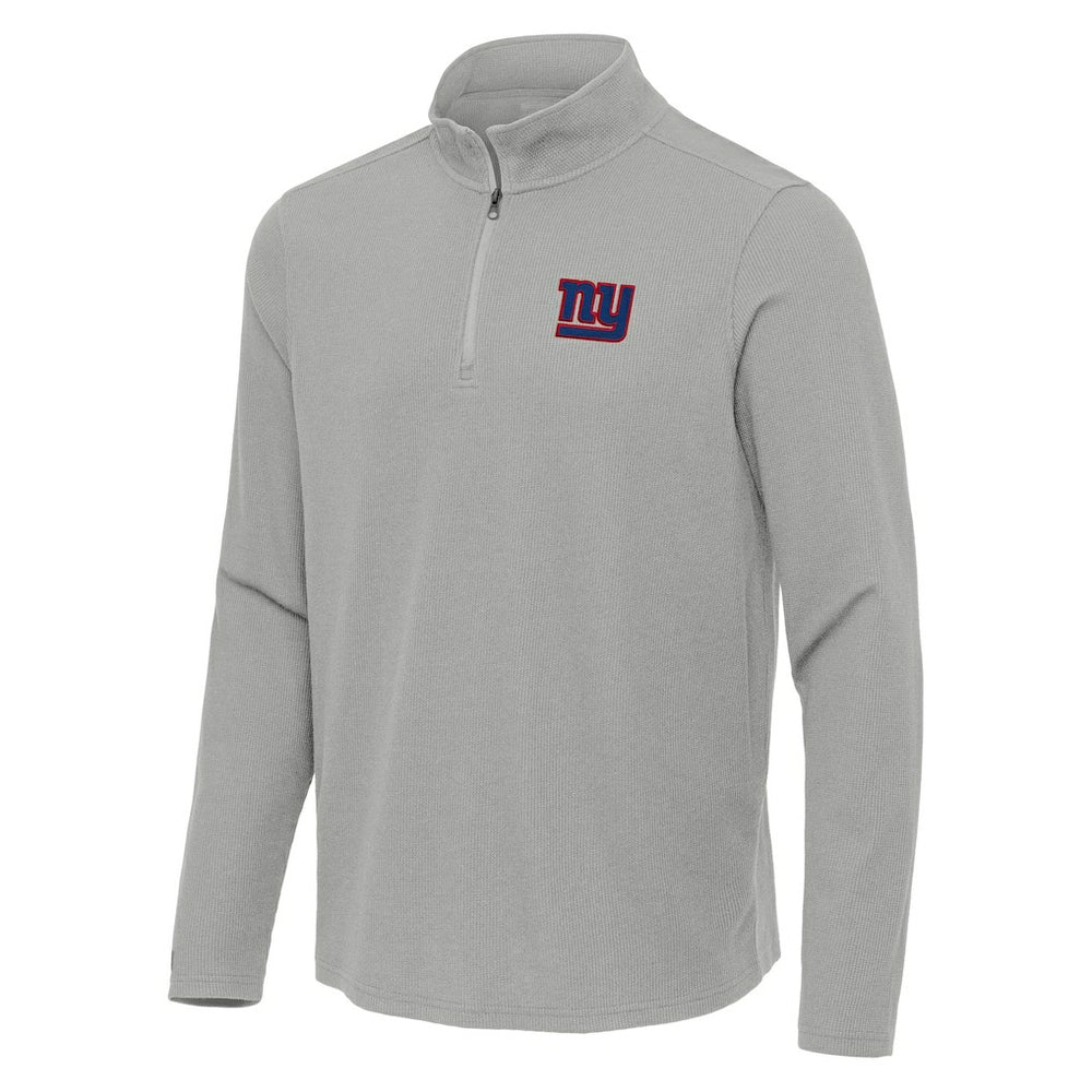 Antigua Sync Tri-Blend Quarter-Zip Pullover - New York Giants
