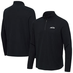Antigua Sync Tri-Blend Quarter-Zip Pullover - New York Jets