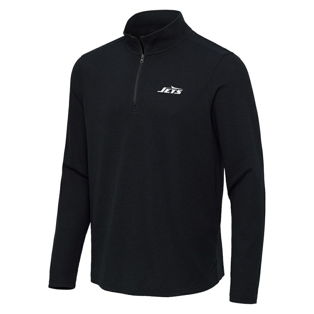 Antigua Sync Tri-Blend Quarter-Zip Pullover - New York Jets