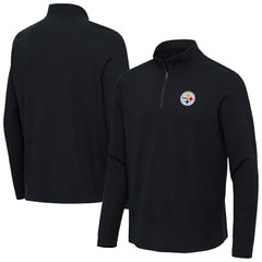 Antigua Sync Tri-Blend Quarter-Zip Pullover - Pittsburgh Steelers