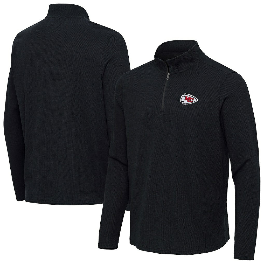 Antigua Sync Tri-Blend Quarter-Zip Pullover - Kansas City Chiefs