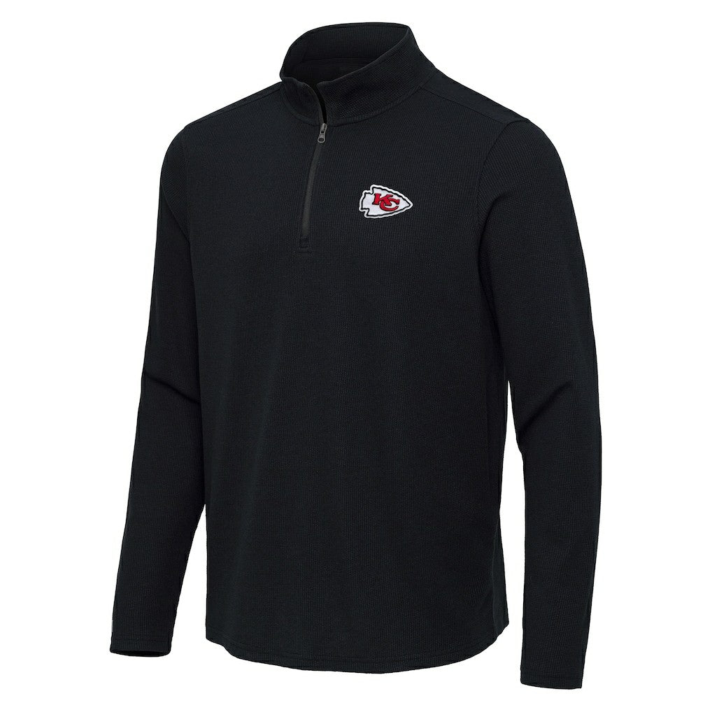 Antigua Sync Tri-Blend Quarter-Zip Pullover - Kansas City Chiefs