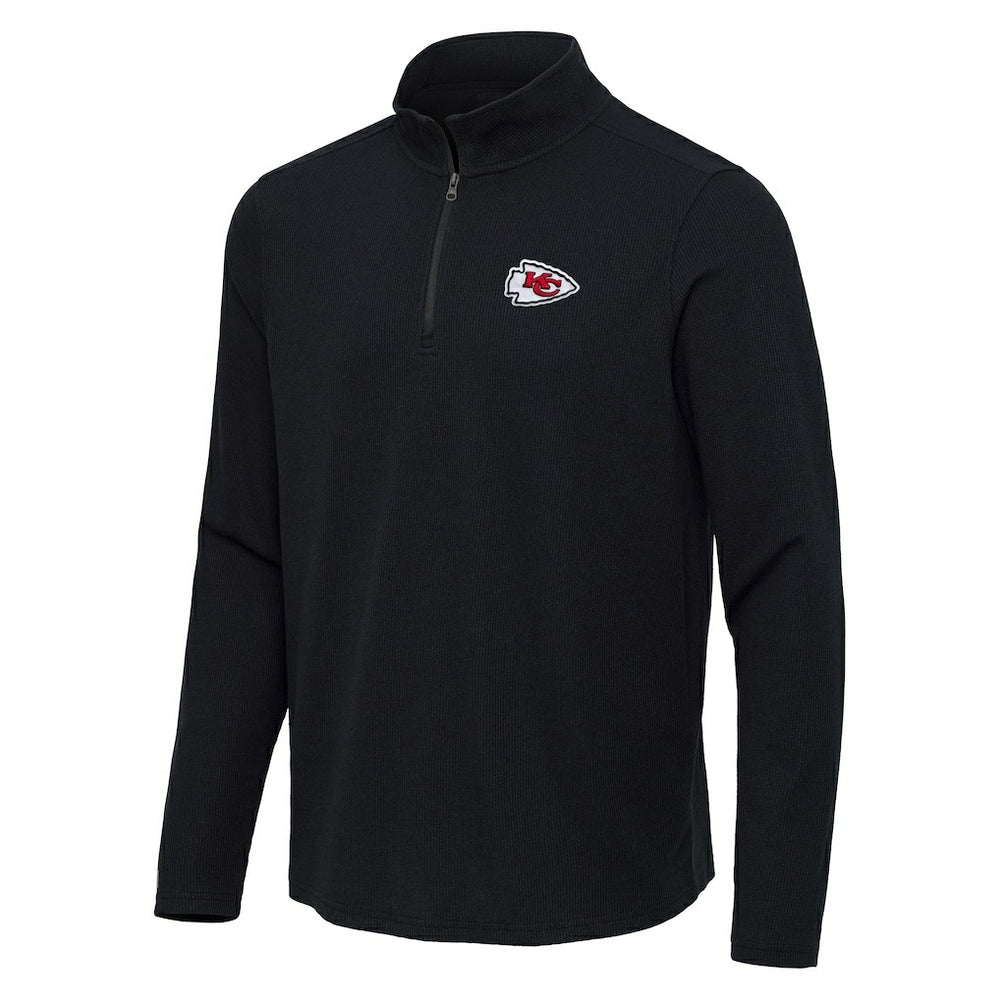 Antigua Sync Tri-Blend Quarter-Zip Pullover - Kansas City Chiefs
