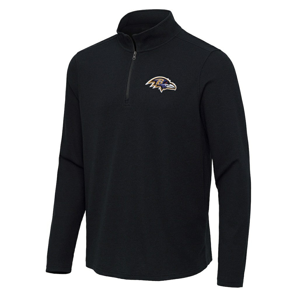 Antigua Sync Tri-Blend Quarter-Zip Pullover - Baltimore Ravens
