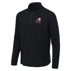 Antigua Throwback Sync Tri-Blend Quarter-Zip Pullover - Cleveland Browns