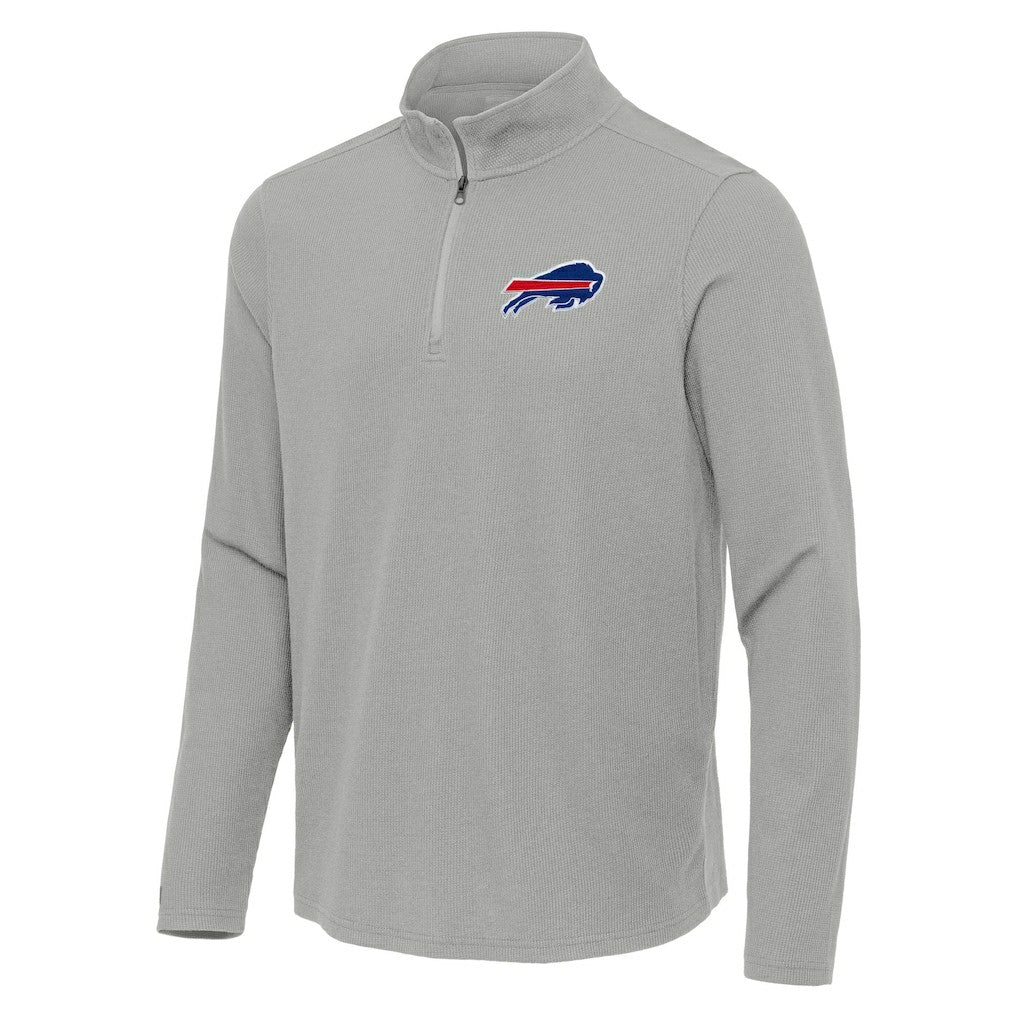 Antigua Sync Tri-Blend Quarter-Zip Pullover - Buffalo Bills