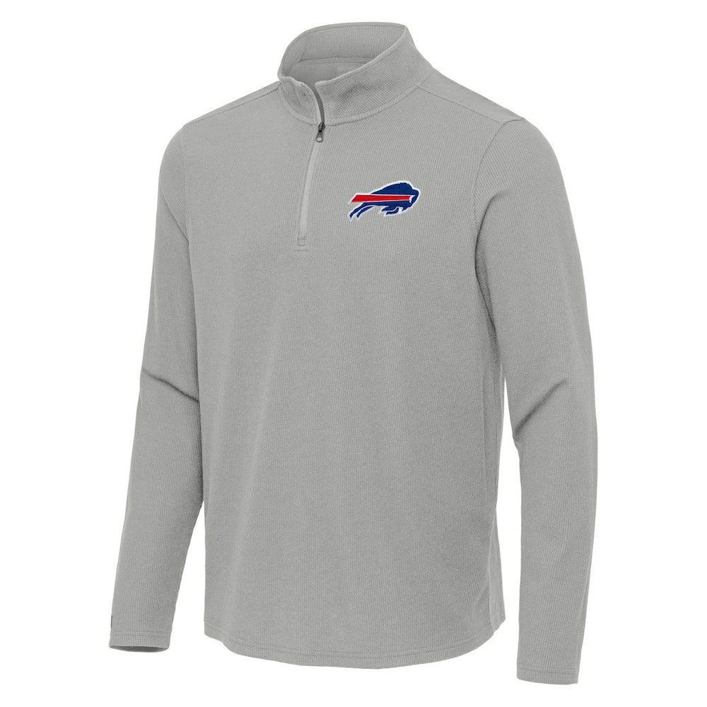 Antigua Sync Tri-Blend Quarter-Zip Pullover - Buffalo Bills