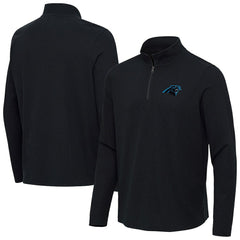 Antigua Sync Tri-Blend Quarter-Zip Pullover - Carolina Panthers