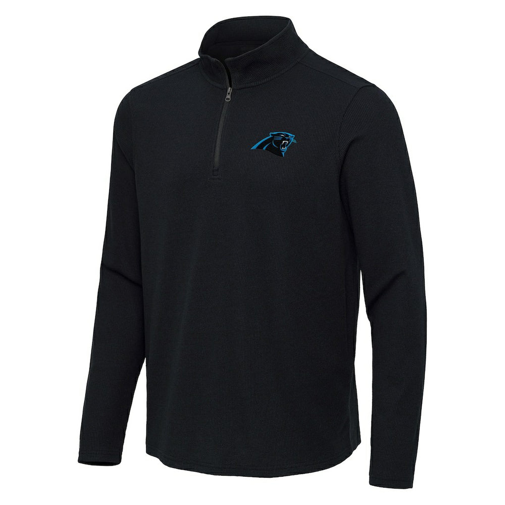 Antigua Sync Tri-Blend Quarter-Zip Pullover - Carolina Panthers
