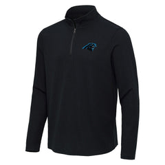 Antigua Sync Tri-Blend Quarter-Zip Pullover - Carolina Panthers