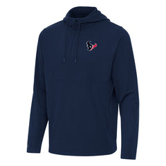 Antigua Connected Quarter-Zip Pullover Hoodie - Houston Texans
