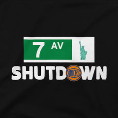 NBA New York Knicks Stadium Essentials 7th Avenue Shutdown T-Shirt