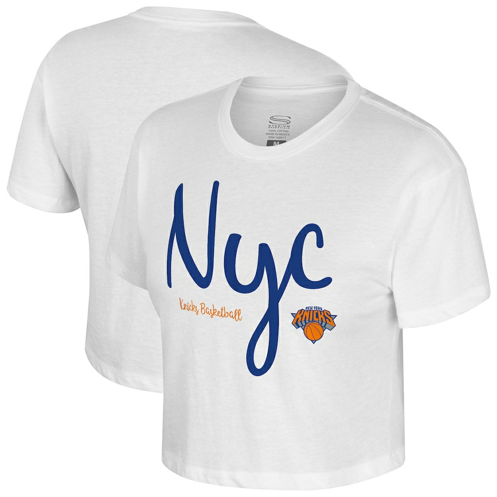 NBA New York Knicks Stadium Essentials Cropped Third Quarter T-Shirt